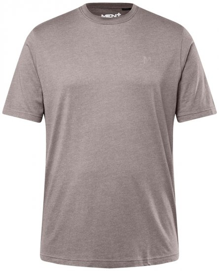 Men+ 276 Tričko okrúhly výstrih Sivá - Tričká - Nadrozmerné tričká - 2XL-14XL