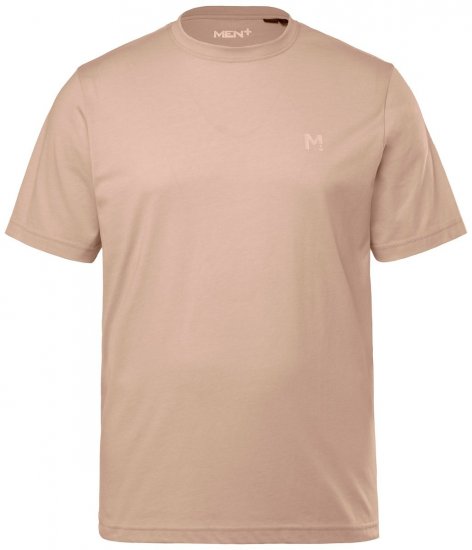 Men+ 276 Tričko okrúhly výstrih Piesková - Tričká - Nadrozmerné tričká - 2XL-14XL