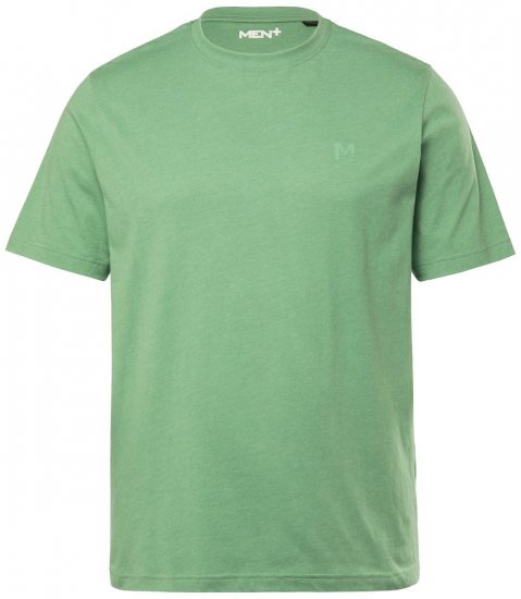 Men+ 276 Tričko okrúhly výstrih Zelená - Tričká - Nadrozmerné tričká - 2XL-14XL
