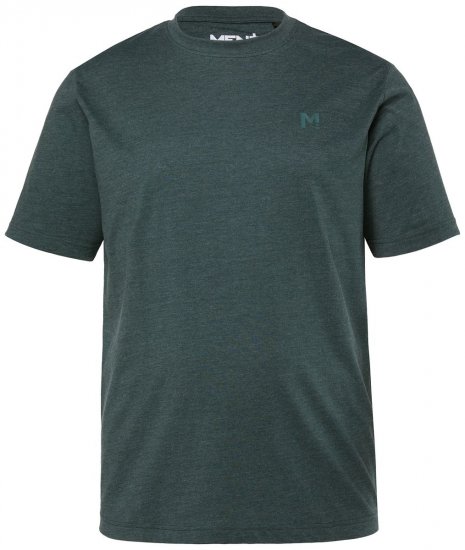 Men+ 276 Tričko okrúhly výstrih Tmavozelená - Tričká - Nadrozmerné tričká - 2XL-14XL