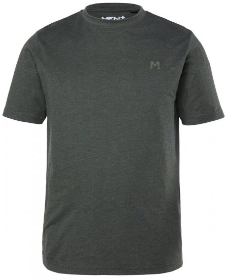 Men+ 276 Tričko okrúhly výstrih Olivová - Tričká - Nadrozmerné tričká - 2XL-14XL