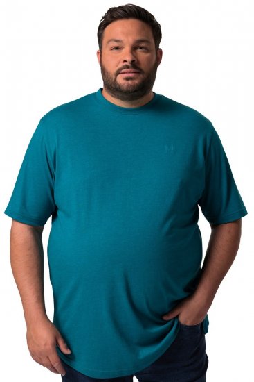 Men+ 276 Tričko okrúhly výstrih Sivomodrá - Tričká - Nadrozmerné tričká - 2XL-14XL