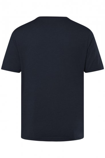 Men+ 279 Tričko véčkový výstrih Tmavomodrá - Tričká - Nadrozmerné tričká - 2XL-14XL