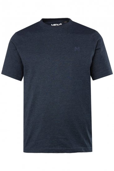 Men+ 285 Tričko okrúhly výstrih Tmavomodrá 2 kusy - Tričká - Nadrozmerné tričká - 2XL-14XL