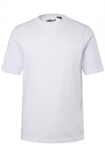 Men+ 285 Tričko okrúhly výstrih Biela 2 kusy - Tričká - Nadrozmerné tričká - 2XL-14XL