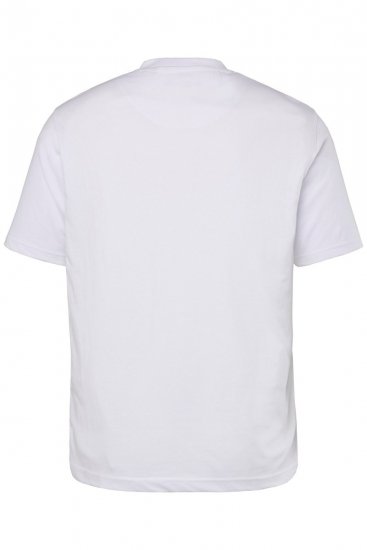 Men+ 299 Tričko véčkový výstrih Biela 2 kusy - Tričká - Nadrozmerné tričká - 2XL-14XL