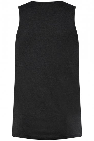 Men+ 303 Tielko Čierna - Tričká - Nadrozmerné tričká - 2XL-14XL