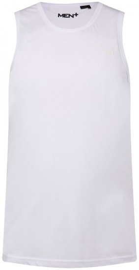 Men+ 303 Tielko Biela - Tričká - Nadrozmerné tričká - 2XL-14XL
