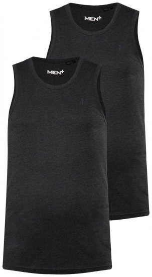 Men+ 305 Tielko Čierna 2 kusy - Tričká - Nadrozmerné tričká - 2XL-14XL