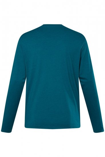 Men+ 307 Tričko s dlhým rukávom Sivomodrá - Tričká - Nadrozmerné tričká - 2XL-14XL