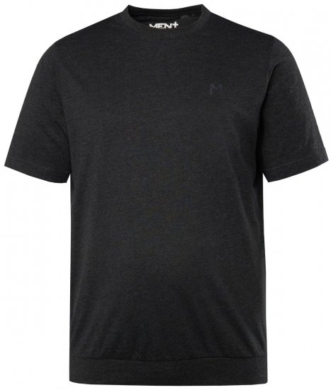Men+ 308 Tričko bellyfit Čierna - Tričká - Nadrozmerné tričká - 2XL-14XL