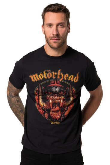 JP1880 Motörhead Sacrifice Band T-Shirt Black - Tričká - Nadrozmerné tričká - 2XL-14XL