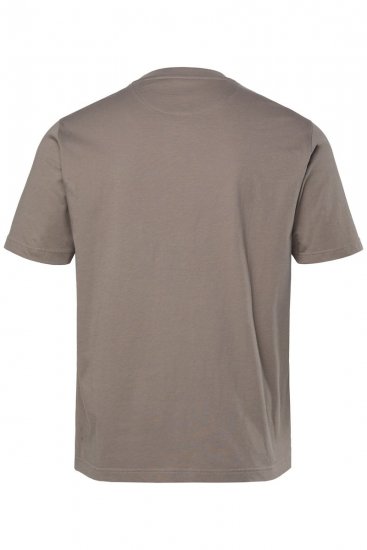 Men+ 424 Tričko Trout Trophy Sivohnedá - Tričká - Nadrozmerné tričká - 2XL-14XL
