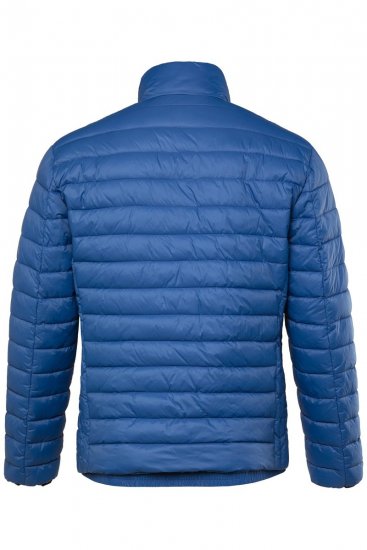 Boston Park 638 Prešívaná bunda bellyfit so stojačikom Kobaltovomodrá - Bundy - Bundy Nadmerné Veľkosti 2XL-8XL