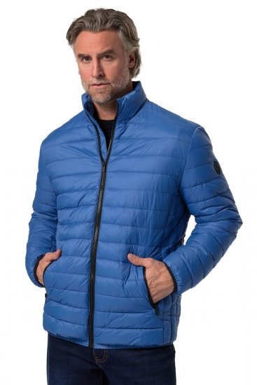 Boston Park 638 Prešívaná bunda bellyfit so stojačikom Kobaltovomodrá - Bundy - Bundy Nadmerné Veľkosti 2XL-8XL