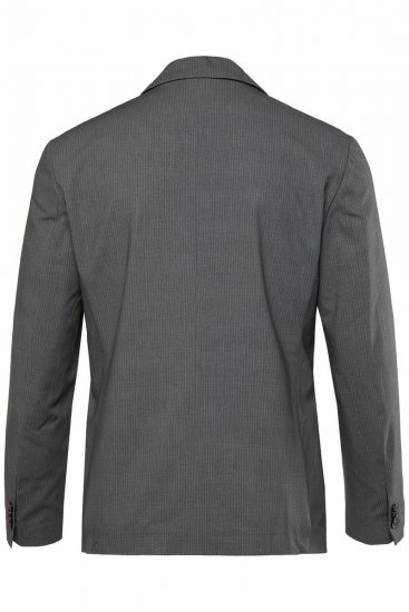 JP1880 Rimini Flexnamic Pruhované žerzejové sako Tmavosivá - Obleky - Obleky 2XL-8XL