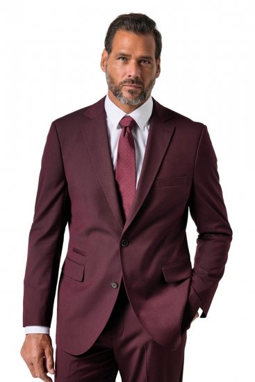 JP1880 Amalfi Flexnamic Sako Vínovo červená - Obleky - Obleky 2XL-8XL