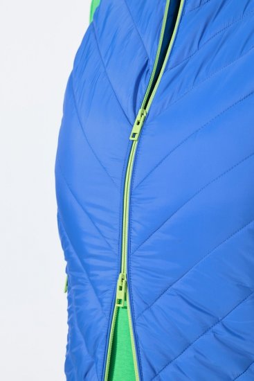 Ulla Popken 837409 Prešívaná vesta HYPRAR Modrá - Vesty - 