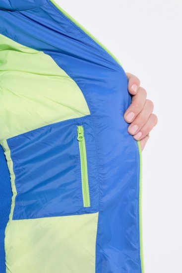 Ulla Popken 837409 Prešívaná vesta HYPRAR Modrá - Vesty - 