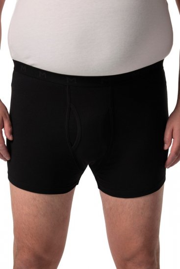 Men+ 678 Boxerky bellyfit FLEXLASTIC® Čierna 2 kusy - Spodná bielizeň - Spodné Prádlo 2XL-8XL