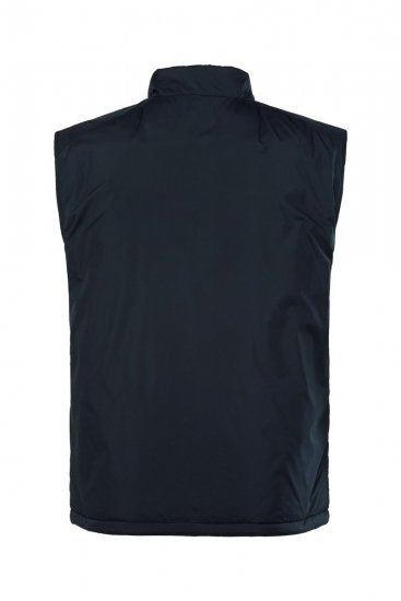 Boston Park 877 Vesta so stojačikom a zipsom Tmavomodrá - Bundy - Bundy Nadmerné Veľkosti 2XL-8XL