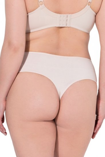 Ulla Popken 838637 Tangá 3 ks Béžová - Nohavičky - 