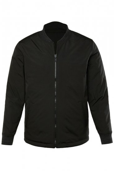 JP1880 838875 Obojstranná college bunda Čierna - Bundy - Bundy Nadmerné Veľkosti 2XL-8XL