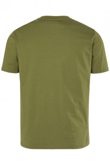 Men+ 682 Tričko Vlna Khaki zelená - Tričká - Nadrozmerné tričká - 2XL-14XL