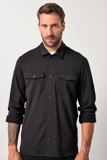 JAY-PI FLEXNAMIC® Sweat-Overshirt Black - Bundy - Bundy Nadmerné Veľkosti 2XL-8XL