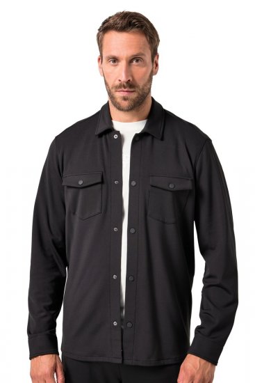 JAY-PI FLEXNAMIC® Sweat-Overshirt Black - Bundy - Bundy Nadmerné Veľkosti 2XL-8XL