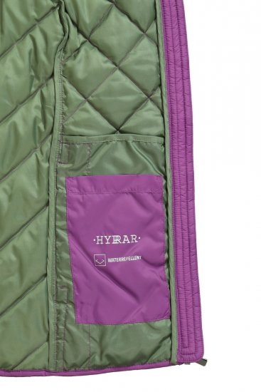 Ulla Popken 840047 Vodoodpudivá prešívaná vesta Lila - Vesty - 