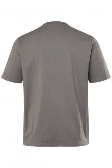 JP1880 Beer King Design Vintage Looking T-Shirt Gray - Tričká - Nadrozmerné tričká - 2XL-14XL