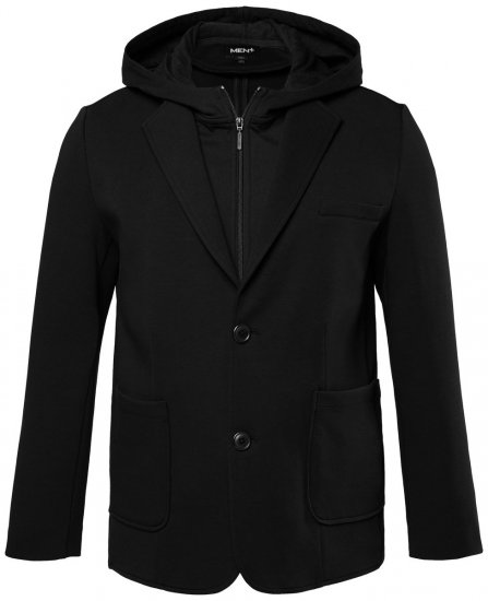 Men+ 205 Bilbao Flexlastic Žerzejové sako Čierna - Obleky - Obleky 2XL-8XL