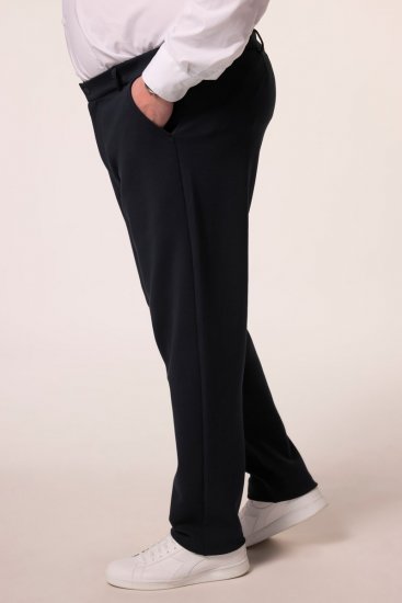 Men+ 207 Bilbao Flexlastic Žerzejové chino nohavice Tmavomodrá - Obleky - Obleky 2XL-8XL