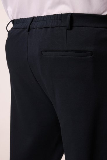 Men+ 207 Bilbao Flexlastic Žerzejové chino nohavice Tmavomodrá - Obleky - Obleky 2XL-8XL