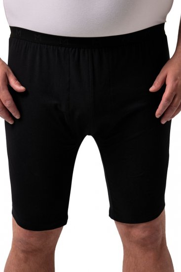 Men+ 439 Boxerky s dlhými nohavicami FLEXLASTIC® Čierna - Spodná bielizeň - Spodné Prádlo 2XL-8XL