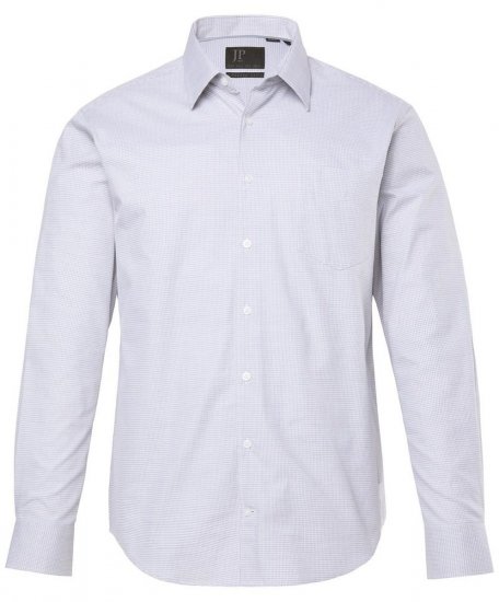 JP1880 Business Shirt Long Sleeve Two-Tone Grey - Košele - Košele 2XL-10XL