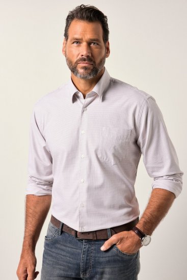 JP1880 Business Shirt Long Sleeve Pink - Košele - Košele 2XL-10XL