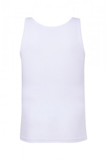 Men+ 620 Rebrované tielko Biela - Tričká - Nadrozmerné tričká - 2XL-14XL