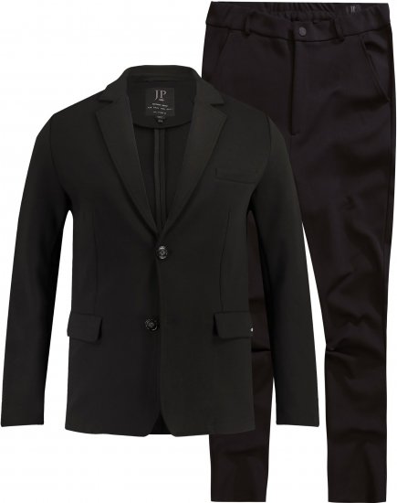 JP1880 Manhattan Flexnamic Business Jersey Suit Black - Obleky - Obleky 2XL-8XL