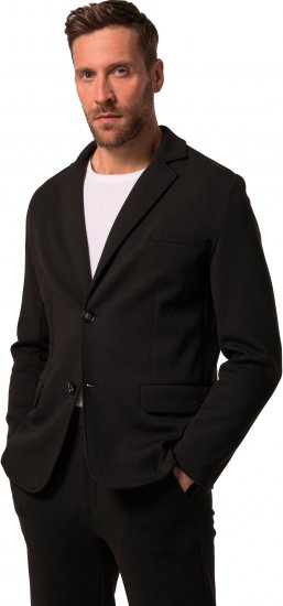 JP1880 Manhattan Flexnamic Business Jersey Suit Black - Obleky - Obleky 2XL-8XL