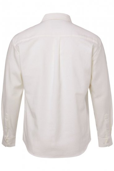 JP1880 Checked Flannel Shirt Long Sleeve Creamy White - Košele - Košele 2XL-10XL