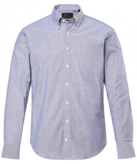JP1880 Oxford Shirt Long Sleeve Denim Blue - Košele - Košele 2XL-10XL