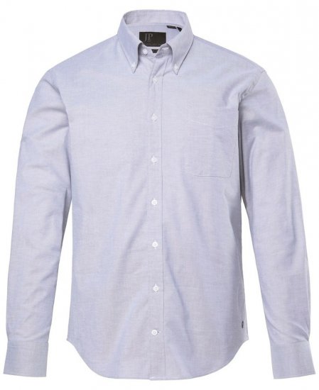 JP1880 Oxford Shirt Flexnamic Long Sleeve Grey - Košele - Košele 2XL-10XL