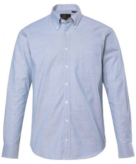 JP1880 Oxford Shirt Flexnamic Long Sleeve Ash Turquoise - Košele - Košele 2XL-10XL