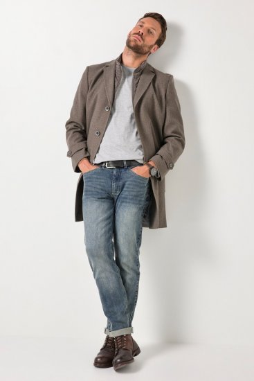 JP1880 Coat Flexnamic Quilted Insert Grey TALL - TALL bundy - TALL bundy pre vysokých mužov