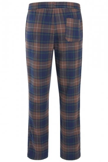 JP1880 Pyjama Trousers Flannel Check Brown - Spodná bielizeň - Spodné Prádlo 2XL-8XL