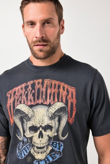 JP1880 T-Shirt Driven By The Devil Black - Tričká - Nadrozmerné tričká - 2XL-14XL