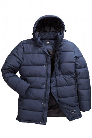 Men+ 426 Parka s kapucňou Námornícka modrá - Bundy - Bundy Nadmerné Veľkosti 2XL-8XL