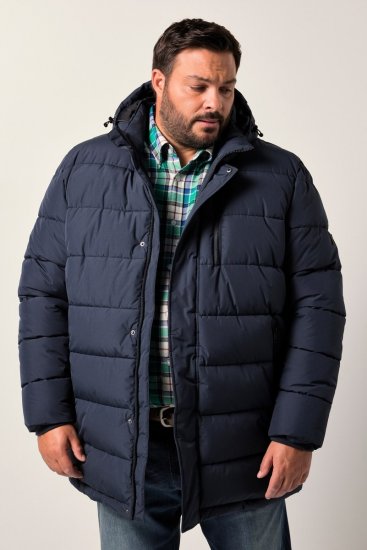Men+ 426 Parka s kapucňou Námornícka modrá - Bundy - Bundy Nadmerné Veľkosti 2XL-8XL